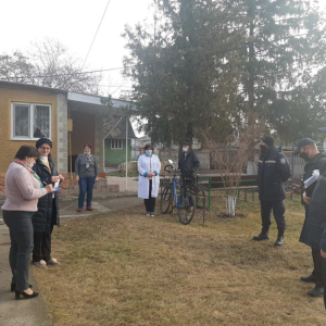 Echipa Inspectoratului de Poliţie din Făleşti în vizită la instituţie în Campania Naţională de prevenire şi dialog comunitar cu genericul „Bună Ziua”